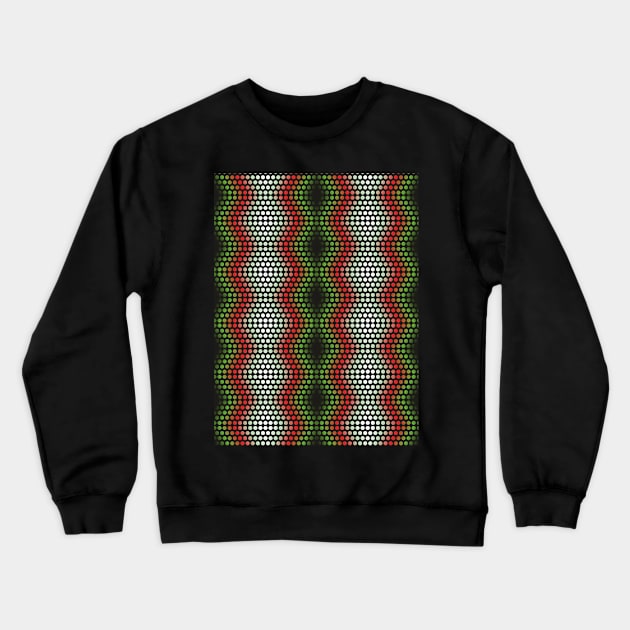 Christmas colorful geometric pattern Crewneck Sweatshirt by ilhnklv